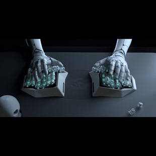 AngryMiao HATSU高端客制化机械键盘人体工学设计电脑外设 怒喵AM