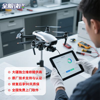 大疆无人机维修炸机进水云台图传