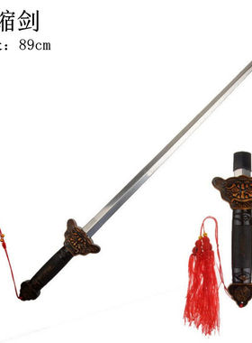 太极剑武术剑表演剑女软剑未开刃晨练宝剑古装男硬剑道具儿童响剑