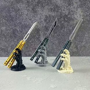 班输造物刀台3D打印8803龙爪刀座8801刀架蝴蝶刀专用8802刀展架