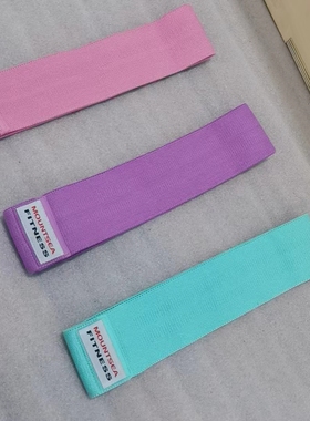 瑜伽翘臀带弹力带针织蜜桃臀力量训练练臀神器深蹲阻力带弹力圈