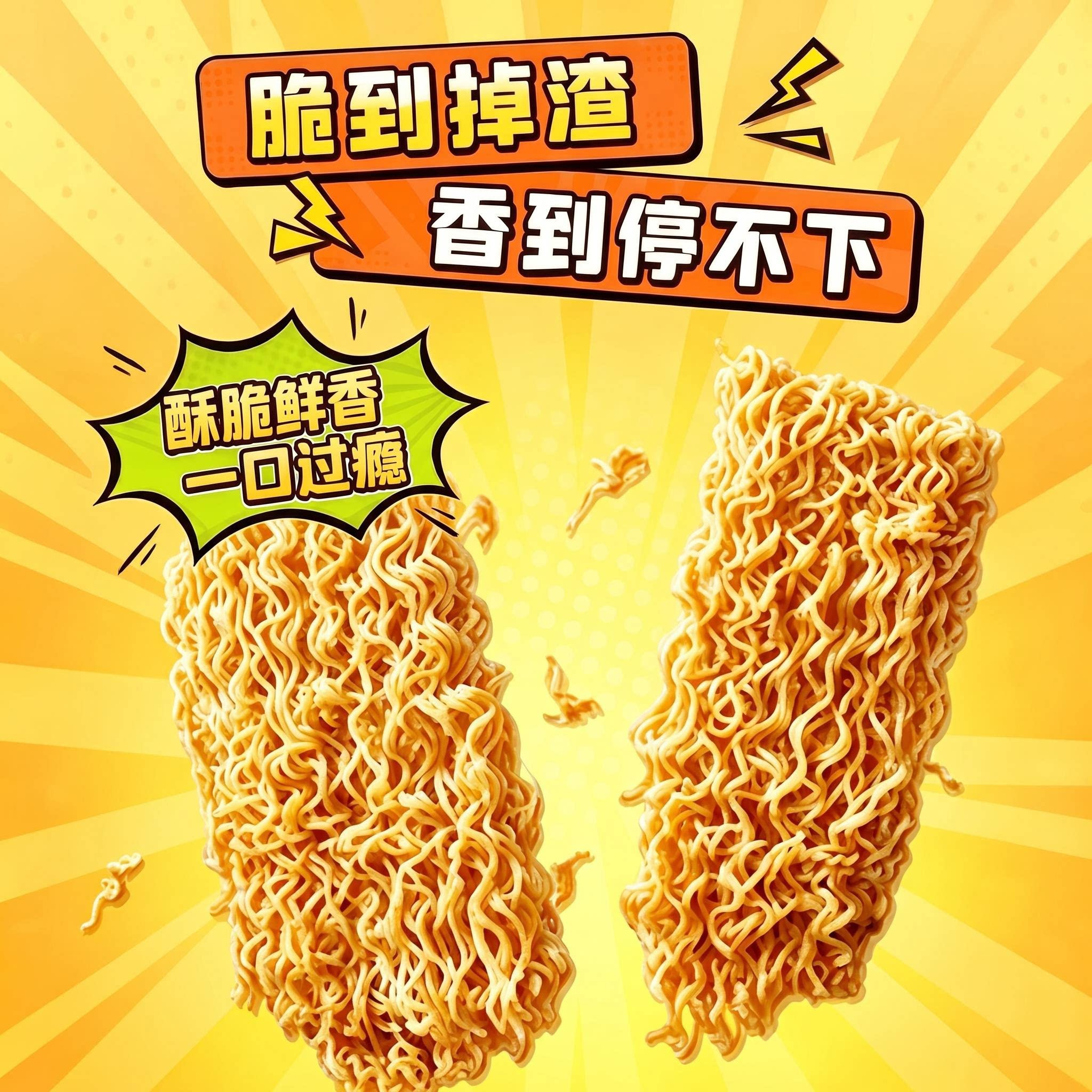 咔丽滋蟹黄味火鸡掌心脆干脆面
