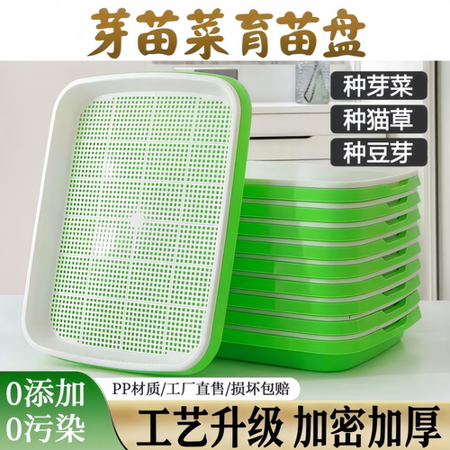 加密水培芽苗育苗盘豆芽种植盘