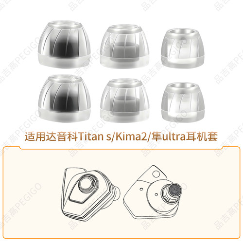 适用达音科Titans2x液态硅胶套