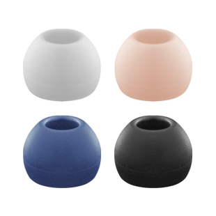 品吉高耳塞套适用JBL TUNE130NC TWS蓝牙耳机套音乐甜豆软胶塞蓝色粉色T230NC耳套耳帽真无线耳机硅胶套配件