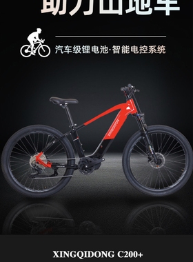 中置电机山地自行车