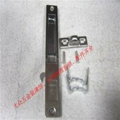 窗户锁扣 移门条形锁 按锁栓 90加厚铝合金推拉玻璃门窗钩锁 老式