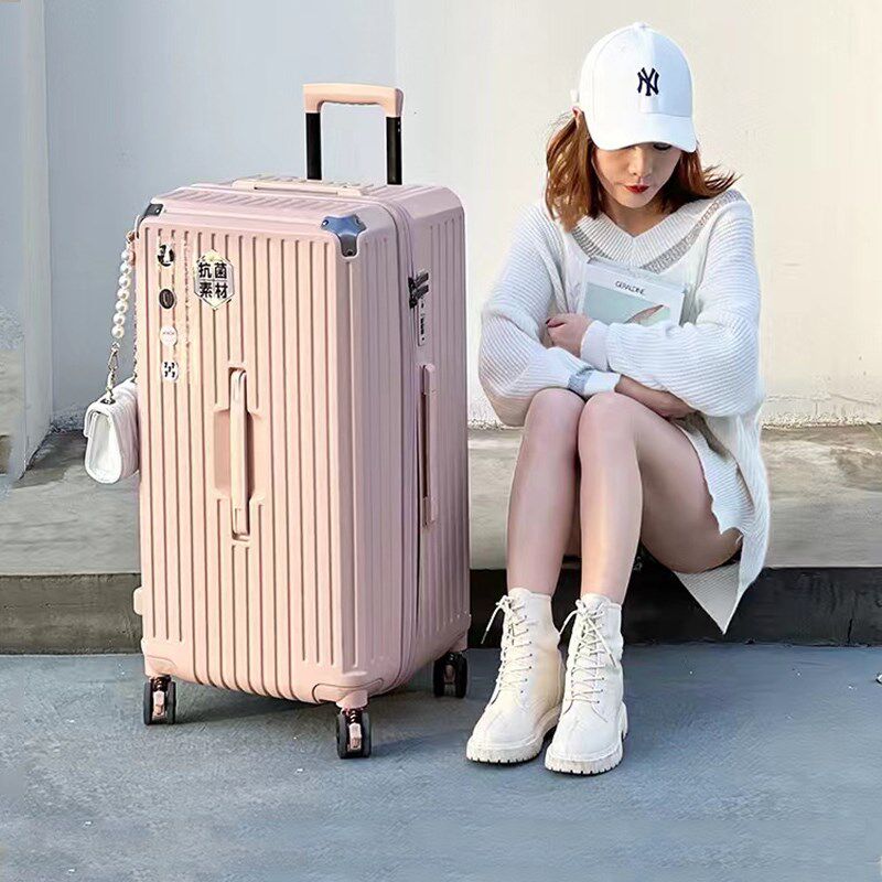 行李箱女2024新款30寸大容量pc材质拉链款24男旅行密码拉杆皮箱子