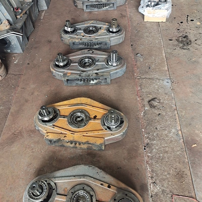 连云港旋耕机齿轮箱总o成刀轴花键3三孔457侧边直变速配件加强大