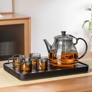 电陶炉耐热玻璃蒸茶壶煮茶器蒸y汽煮茶烧水泡茶壶家用耐高温长嘴