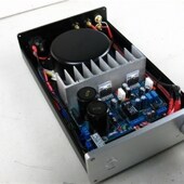 7293 带保护电路 发烧功放机 全铝机箱 独立散热片 电脑功放 5532