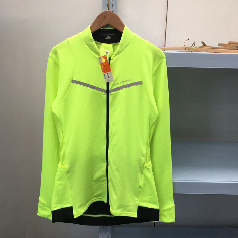 户外女款长袖骑行服春秋高弹力骑行长袖Q运动跑步外套卫衣