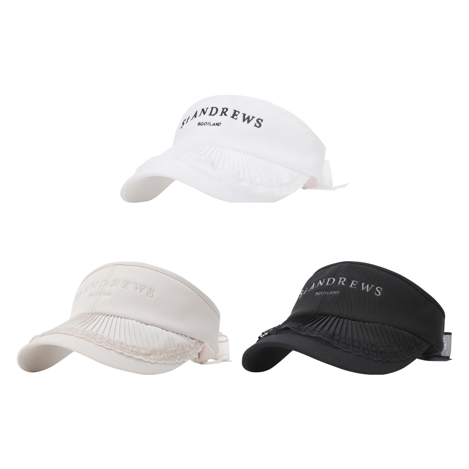 高尔夫女款球帽25夏季蝴蝶结标志鸭舌帽户外运动遮阳防晒空顶帽子