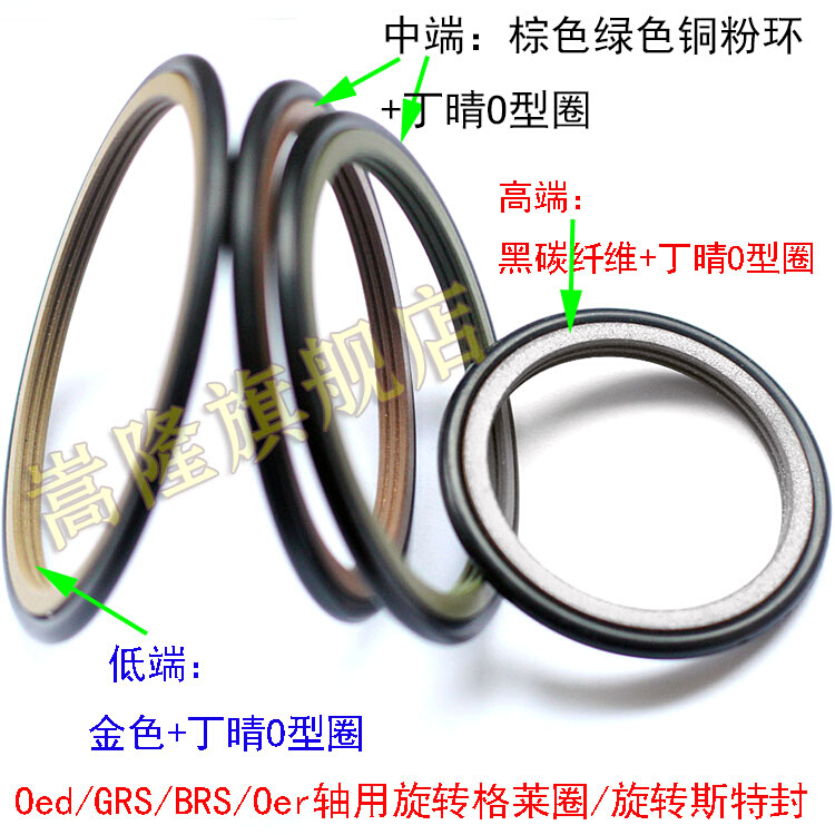 匀发匀发匀发GRS旋转斯特封Oed轴用格莱圈95*106/100*111/105*116