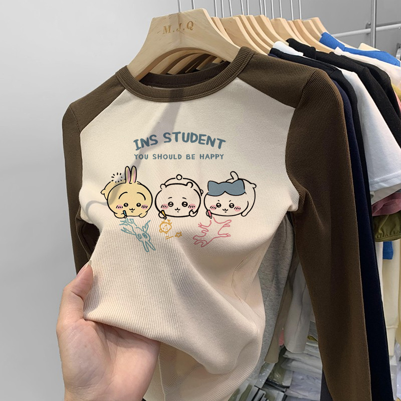 女童德绒长袖T恤春秋新款