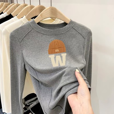 女童德绒打底衫洋气中大童t恤