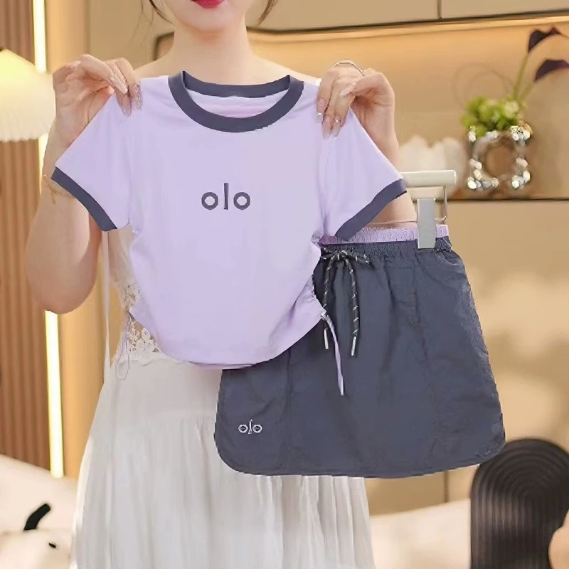 套装女童夏2025新款爆款高级感短袖儿童山系穿搭户外速干裙子夏季