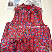 米米小众设计26年早春无敌爆款 高版 本国风重工繁花马甲J515