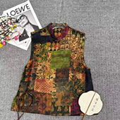 马甲YS3 米米设计26年早春新中式 极简风立领无袖 t573