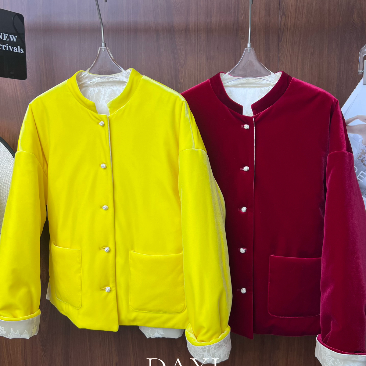 米米冬上新线下爆款新中式元素设计两面穿棉服外套棉服252565