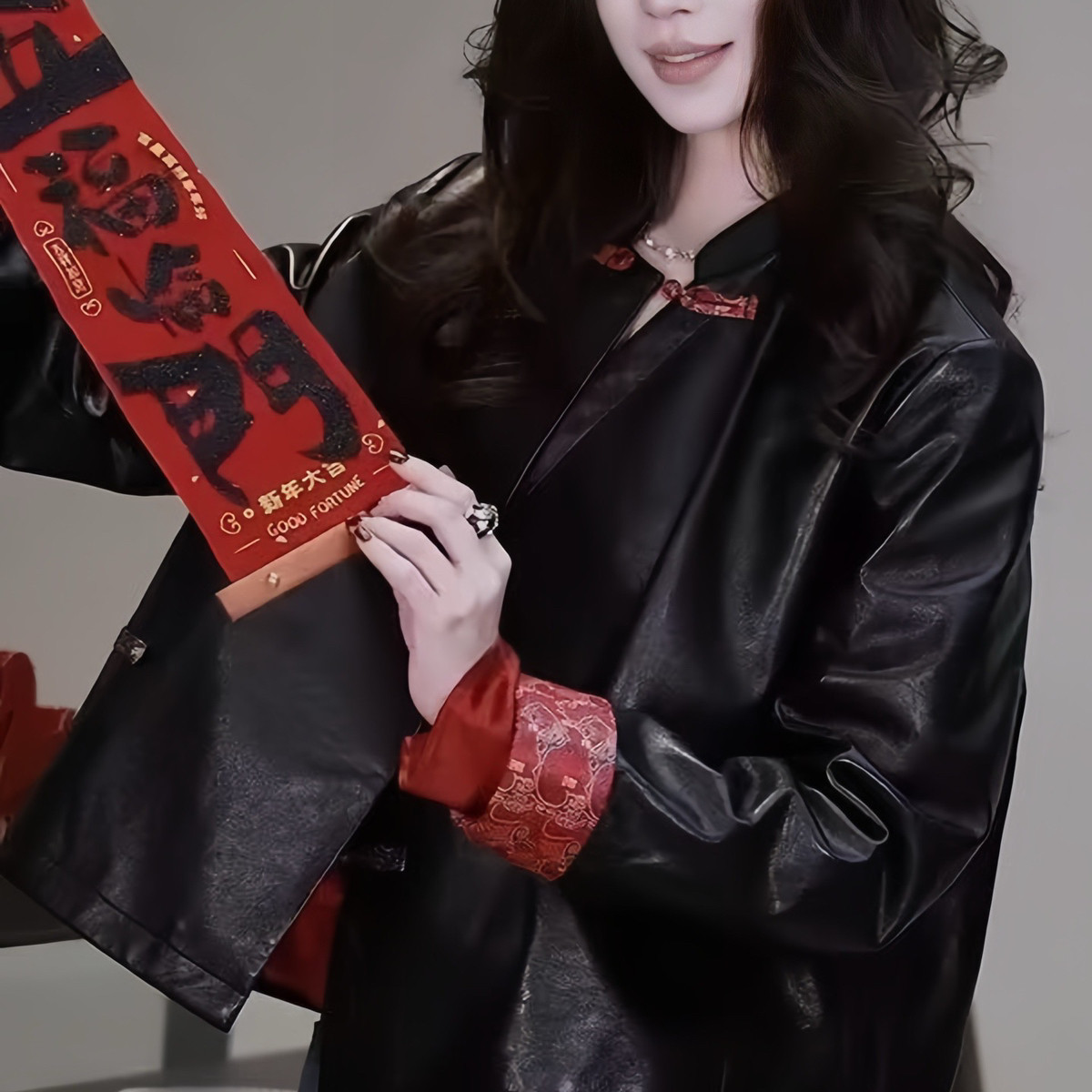 米米店上新啦中式高级撞色盘扣蛋白外套皮衣XY456,女装/女士精品,休闲裤,淘宝优惠券,粉丝福利购,淘宝优惠卷