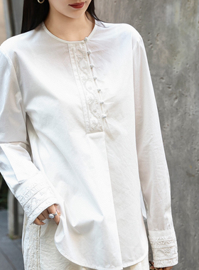 米米26年早春极简风重工钉珠小衫CY25334