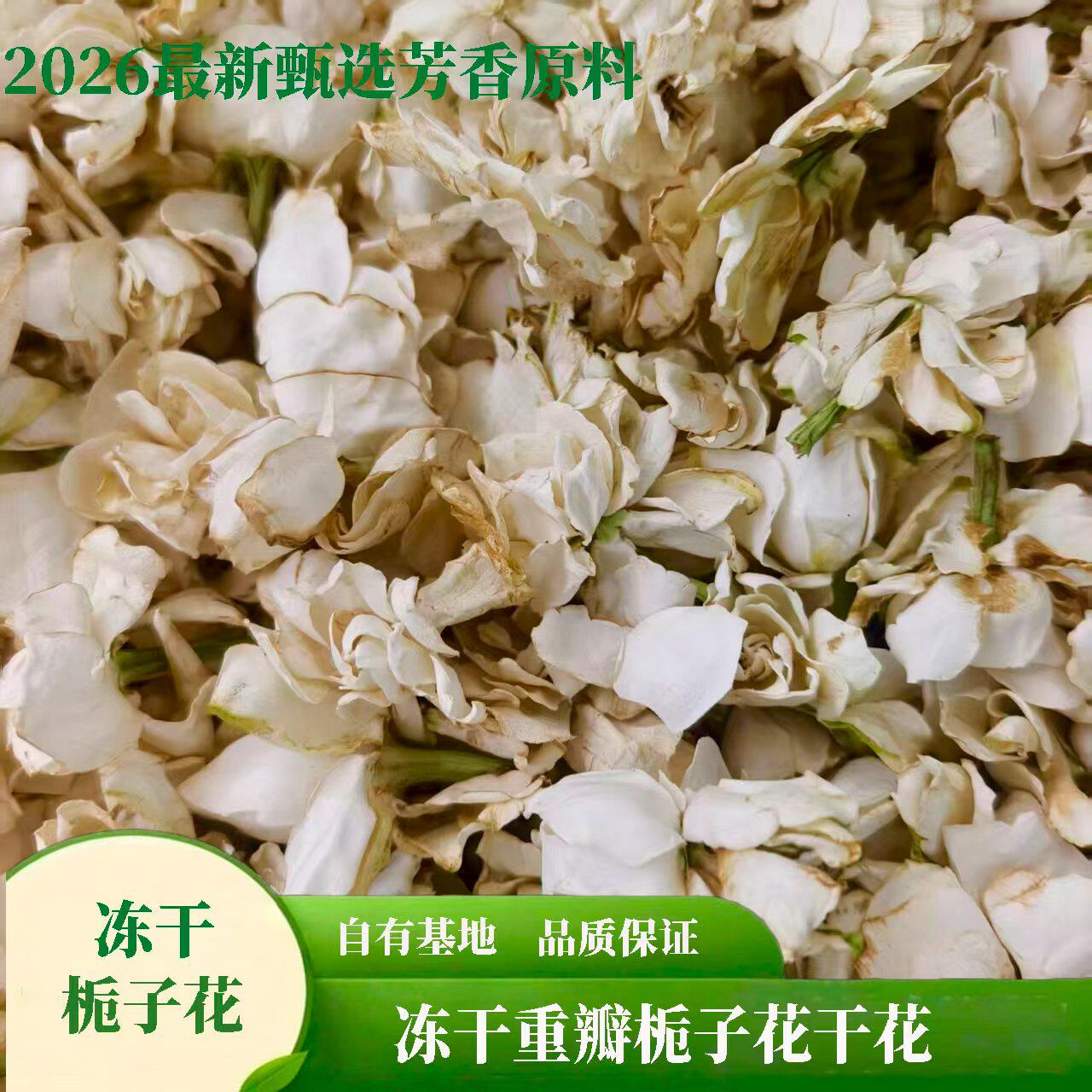 2026冻干栀子花重瓣干花  装饰花合香制香香囊原材料农产品散称
