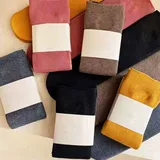 Зимние утолщенные кашемировые зимние носки, удобные, теплые и дышащие носки с длинным ворсом до середины икры для мужчин и женщин.