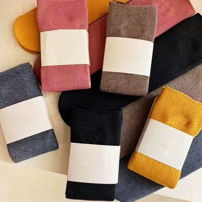 Зимние утолщенные кашемировые зимние носки, удобные, теплые и дышащие носки с длинным ворсом до середины икры для мужчин и женщин.