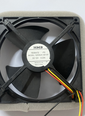 使用NMB 6A05A72-F1 12539JH-12K-BT DC12V 0.23A 冰箱散热风扇