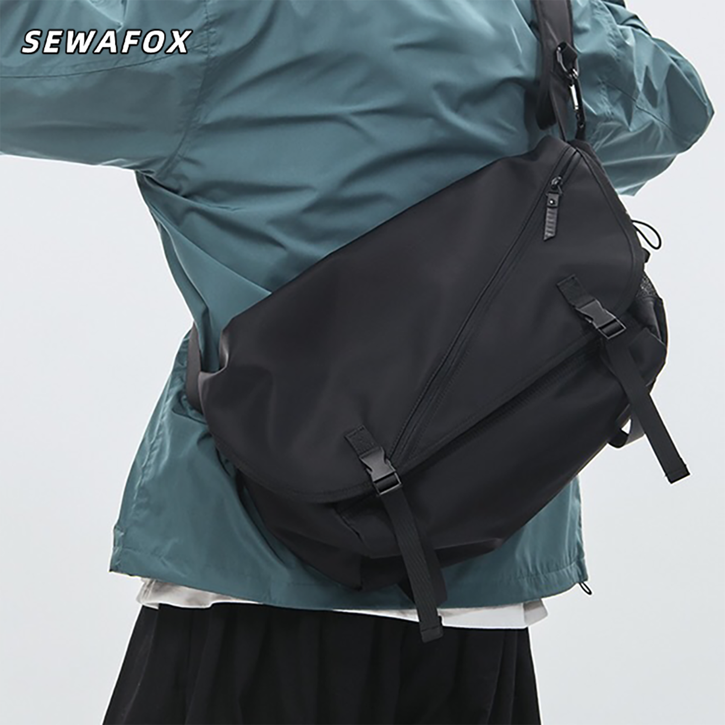 SEWAFOX塞瓦狐大容量机能单肩包