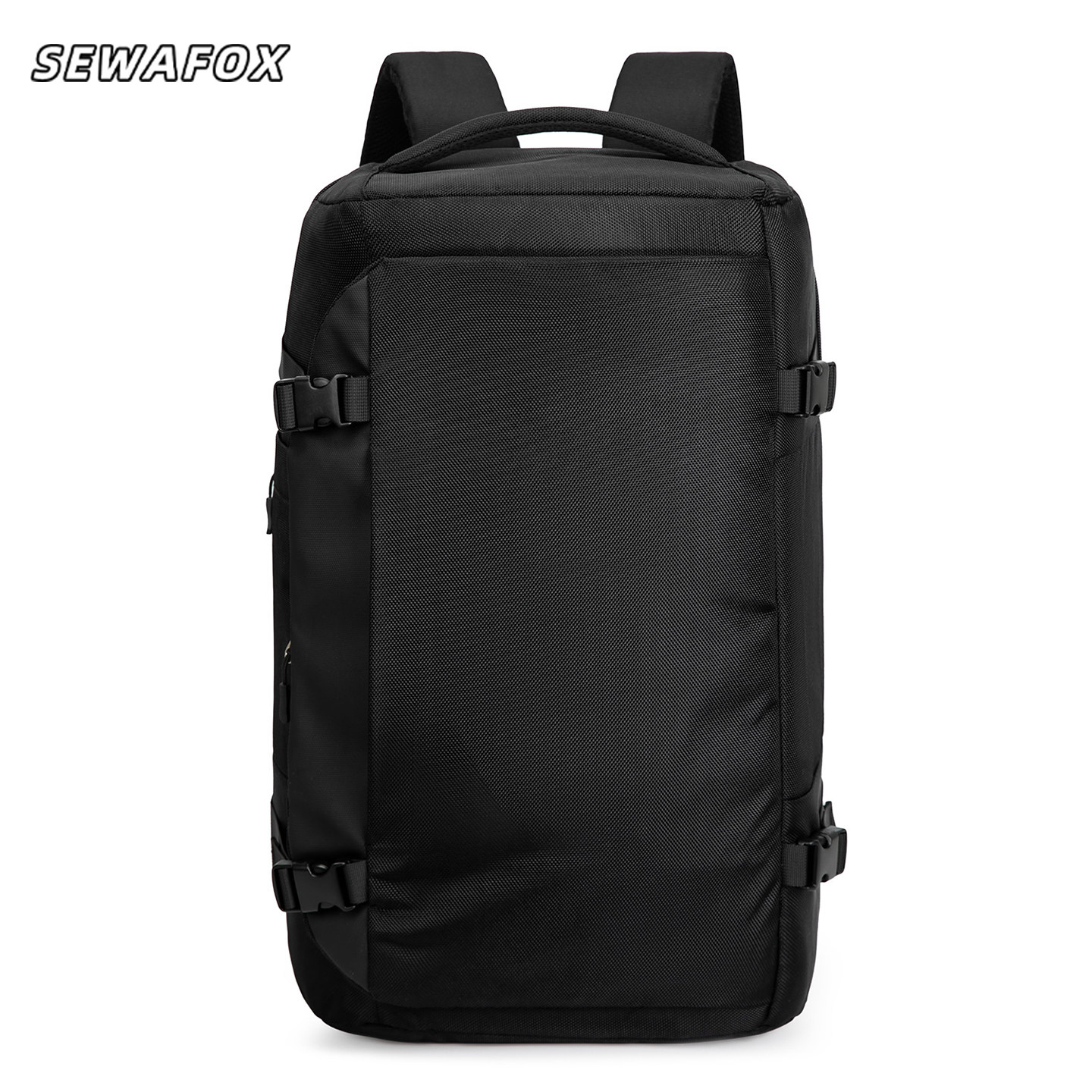 新款男士多功能休闲双肩包背包大容量户外旅行结实防水商务通勤包