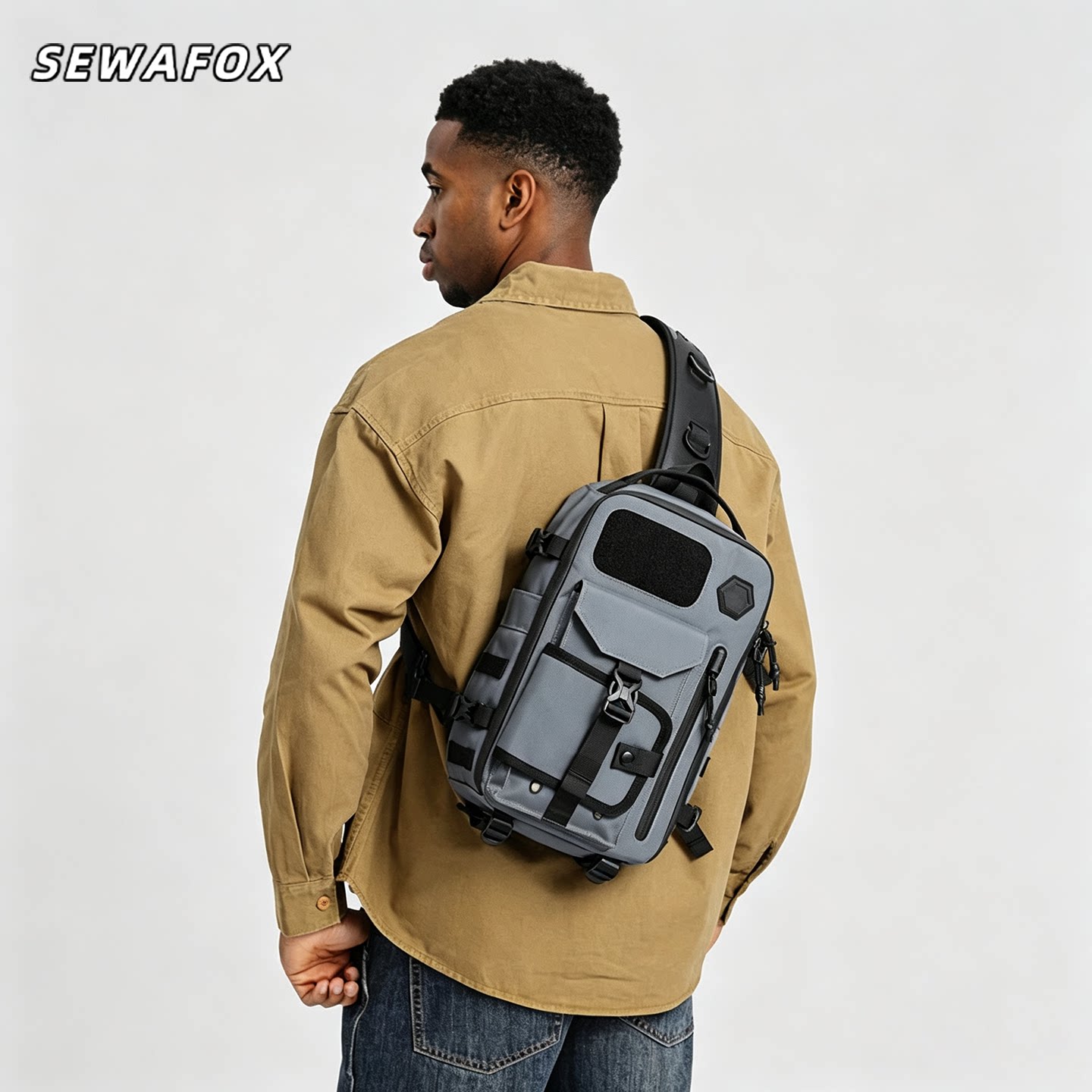 SEWAFOX塞瓦狐户外机能通勤胸包
