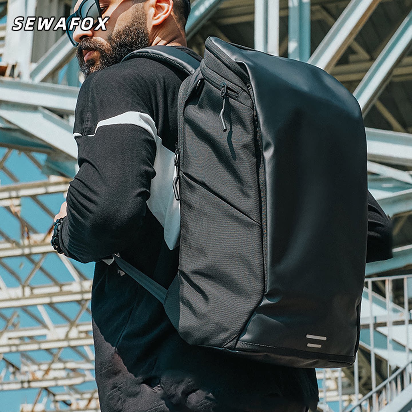 SEWAFOX塞瓦狐旅行出差双肩包
