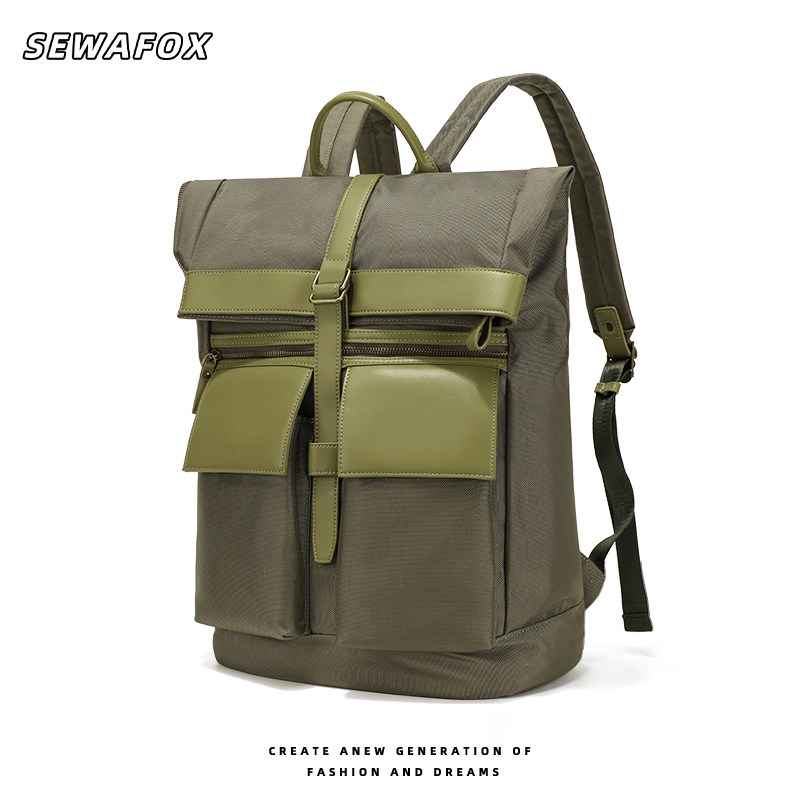 大容量男款通勤防水背包男士商务旅行电脑双肩包男大学生书包男包