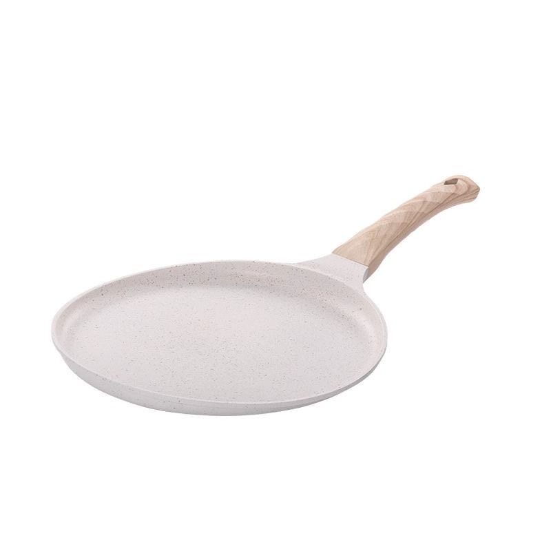 麦饭石牛排煎饼果子千层煎蛋神器不粘小煎锅不沾平底锅电磁炉燃气