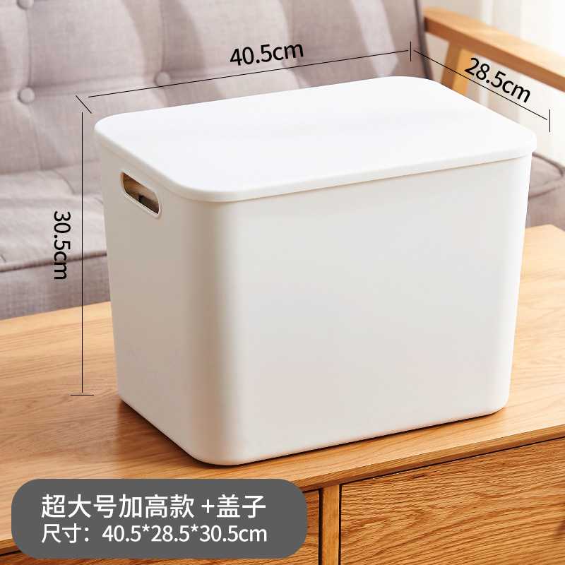 家用塑料收纳盒带盖防尘多功能
