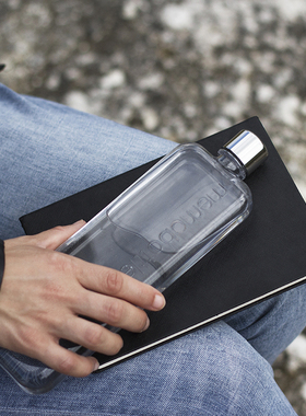 澳洲memobottle A7/Slim扁平水壶创意书形水瓶时尚便携随手杯水杯