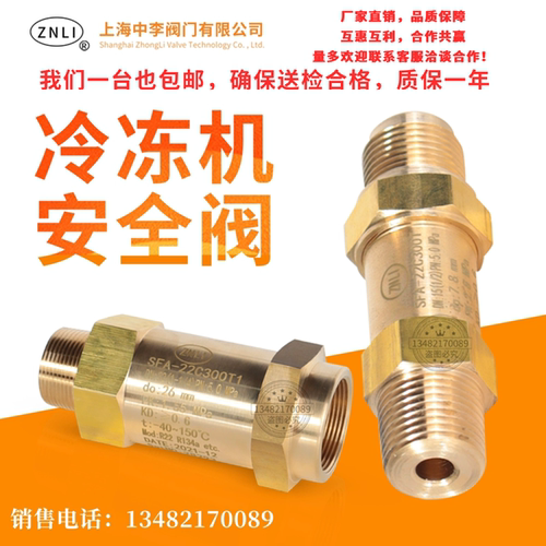 中李安全阀冷冻机安全阀ZNLI