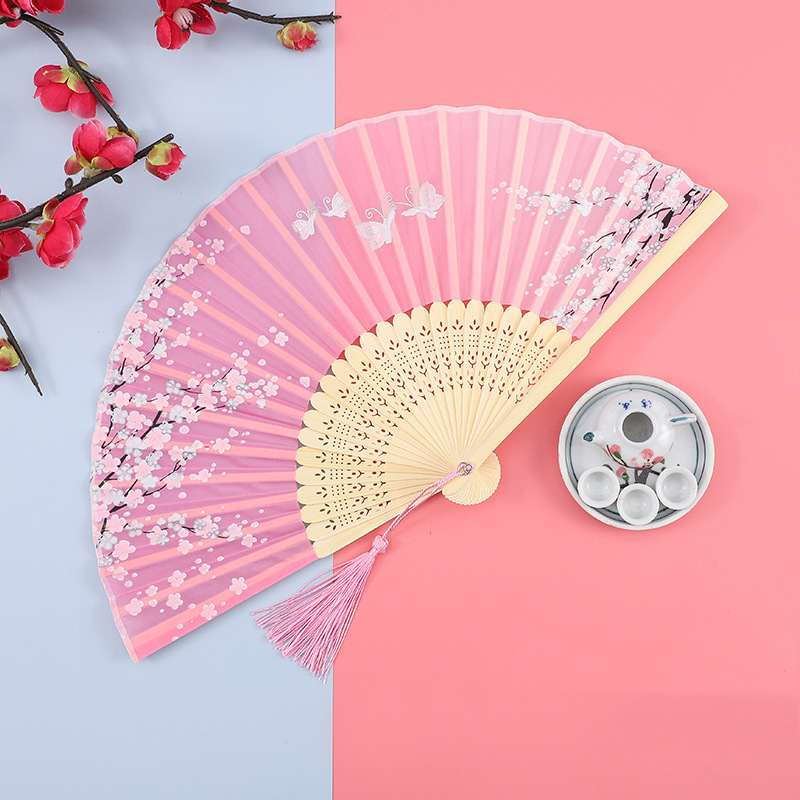 扇子折古风中国女式汉服旗