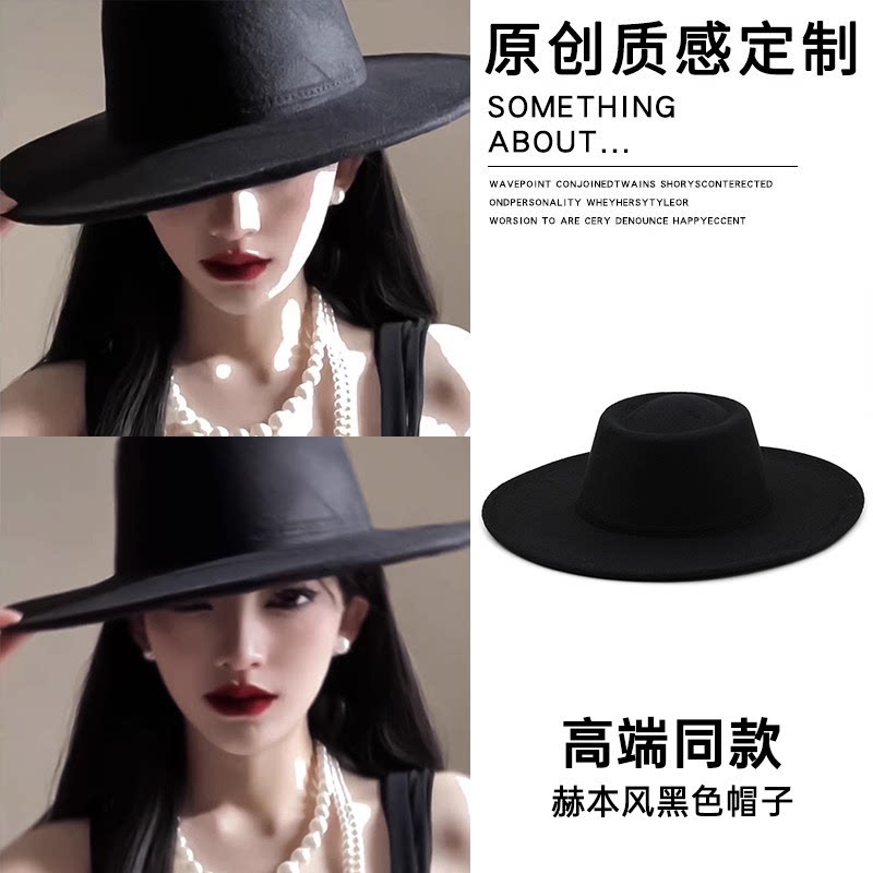 黑色帽子女款2025新款
