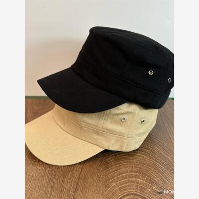 日系水洗平顶帽休闲高品质鸭舌帽