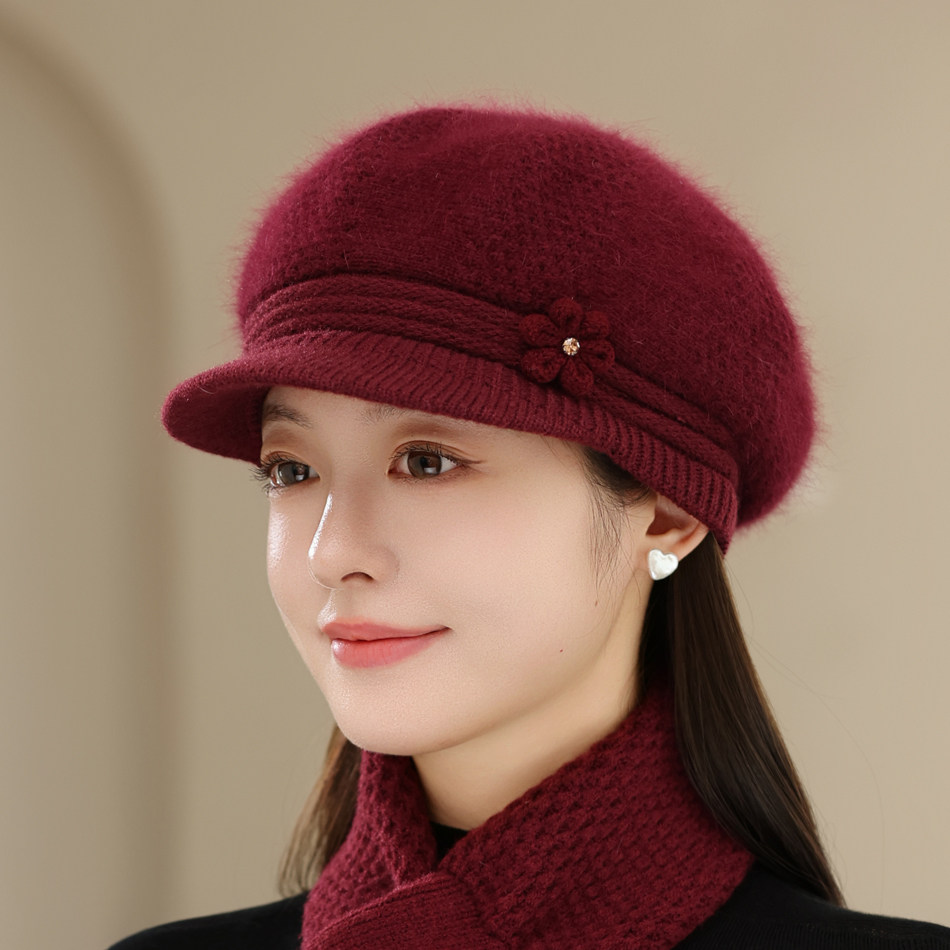 女士中老年人奶奶保暖加绒加厚中老年妈妈防寒毛线帽冬天针织帽子,运动包/户外包/配件,运动帽,淘宝优惠券,粉丝福利购,淘宝优惠卷