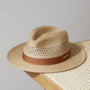 巴拿马帽子新款草帽英伦镂空大头围遮阳防晒平沿中老年男女通用