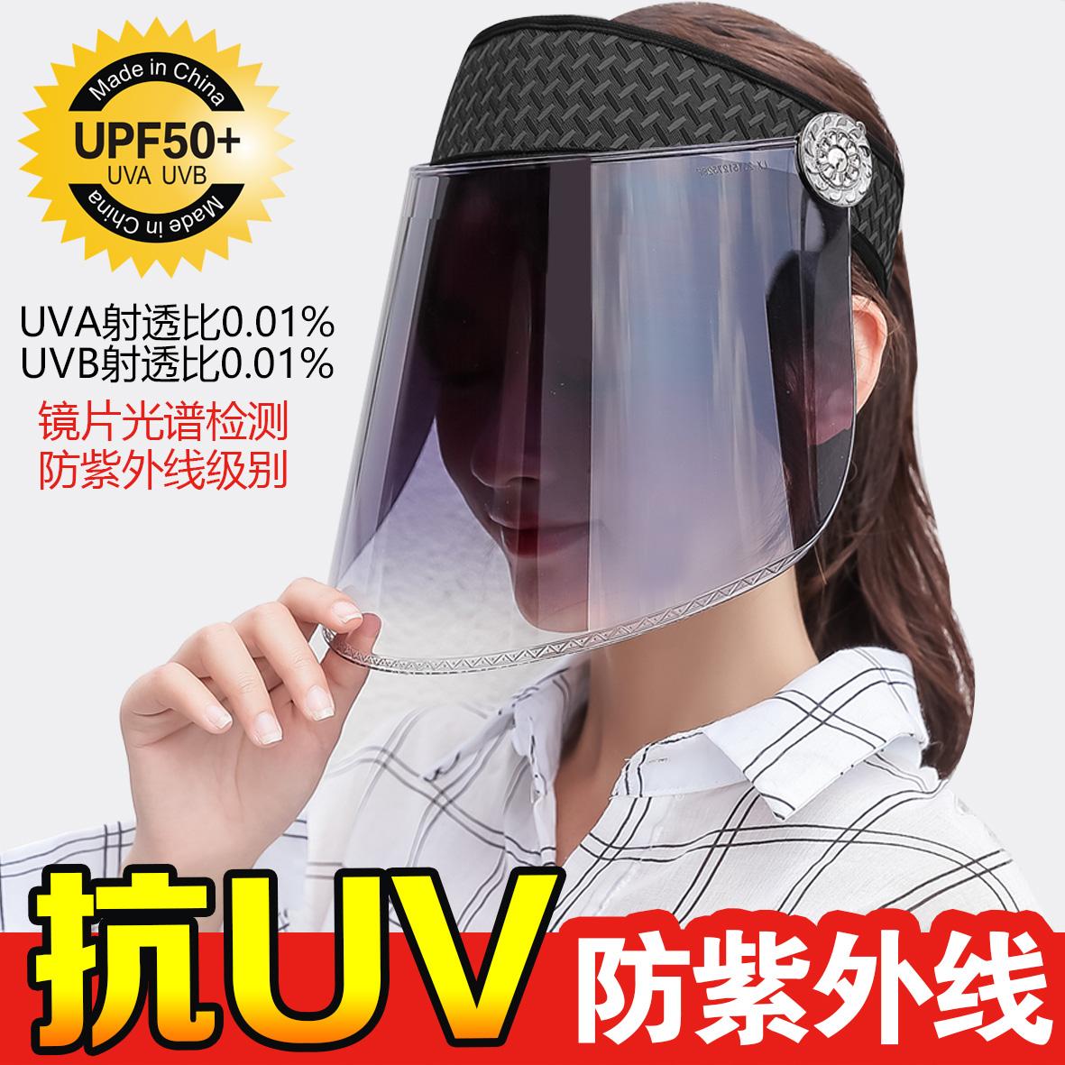 太阳帽女夏季骑车遮阳帽防紫外线