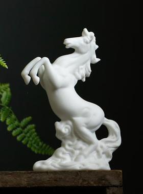 极速马到成功摆件流水景观鱼缸工艺礼G品摆饰摆设造景装饰桌面植