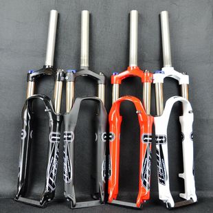 27.5 极速机械锁死铝合金避震前叉软硬可w调山地车自行车20