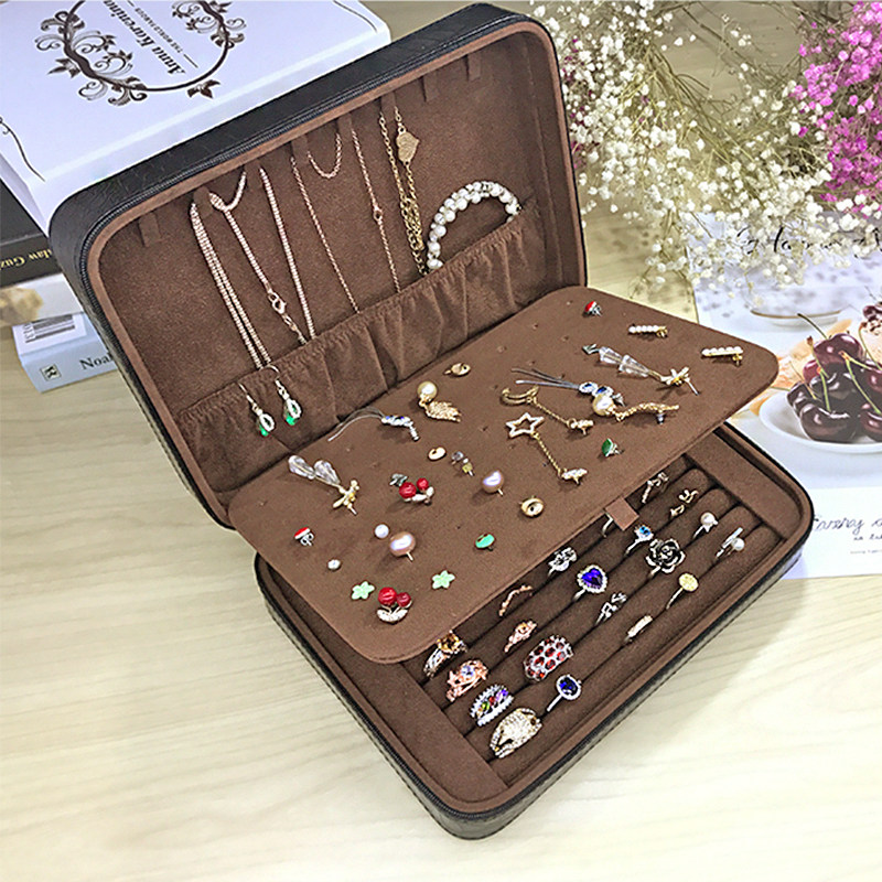 极速抖音首饰盒戒指收纳盒大号公主耳环饰L品盒项链耳钉耳坠首饰,饰品/流行首饰/时尚饰品新,首饰盒,淘宝优惠券,粉丝福利购,淘宝优惠卷