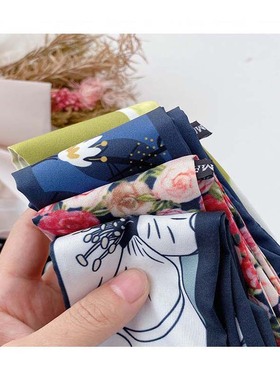 极速Satin Ribbon Hair Bands Retro Square Scarf Women YNew Fa