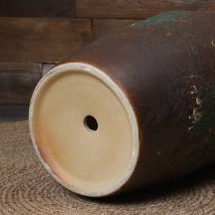 极速多肉创意花盆缺口紫乐悬崖y桩大口径高盆阳台绿植陶瓷落地花